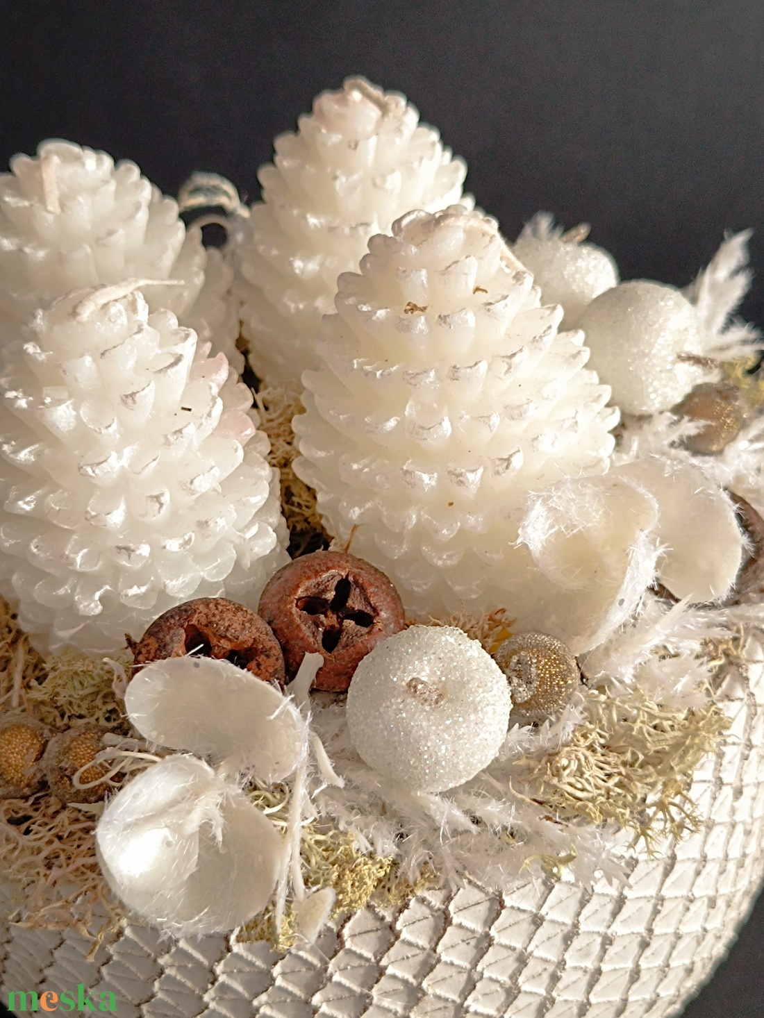 Adventi tál - karácsony - adventi díszek - adventi asztaldísz - Meska.hu Adventi tál - karácsony - adventi díszek - adventi asztaldísz - Meska.hu