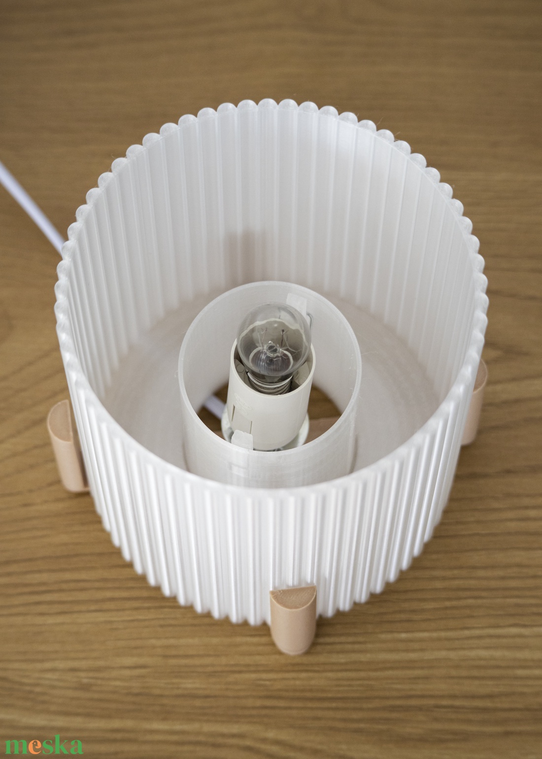 3d nyomtatott asztali / éjjeli lámpa, dimmelhető kapcsolóval. - otthon & életmód - lámpa - asztali lámpa - Meska.hu