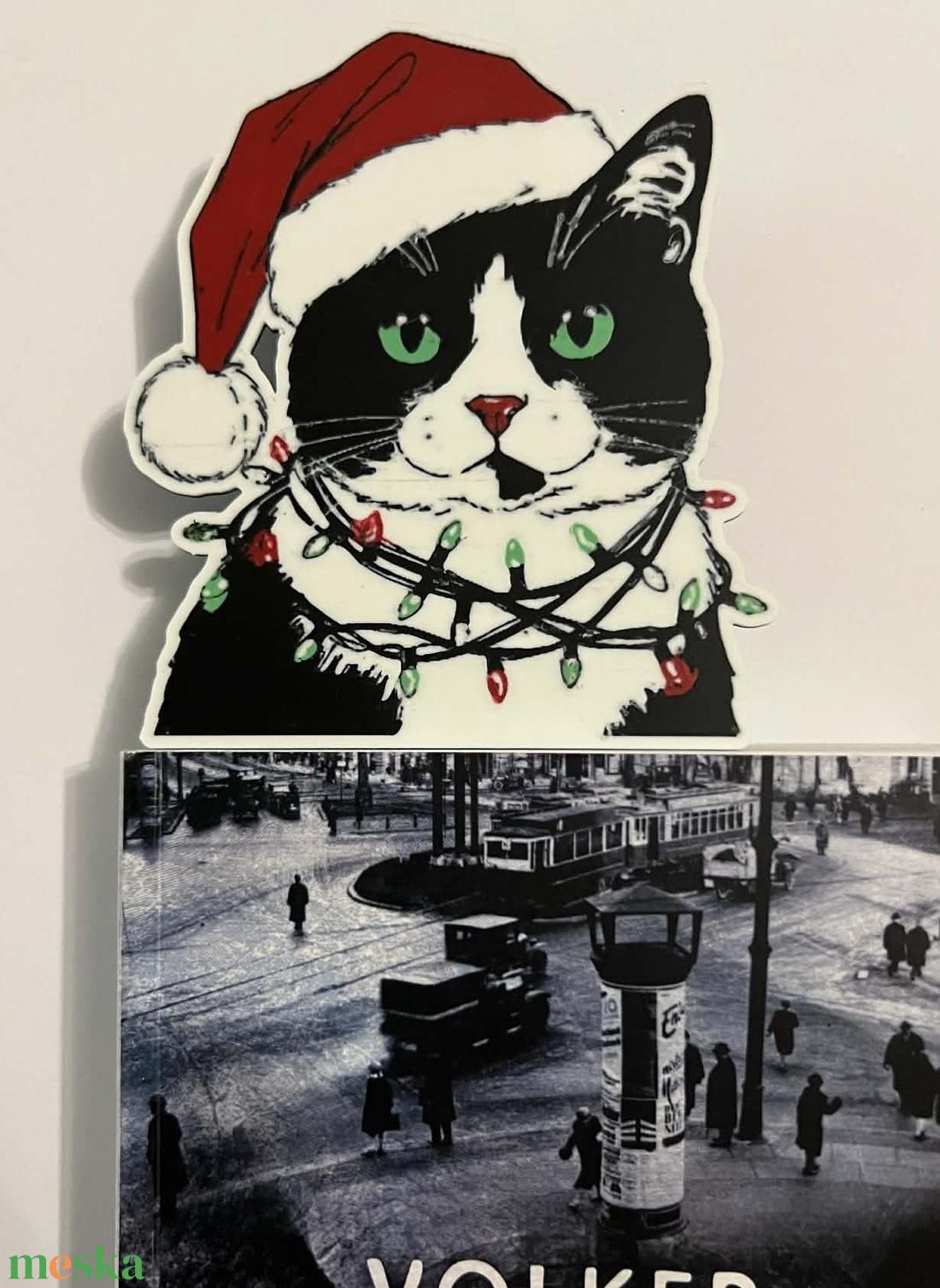 Karácsonyi Cicák - karácsony - karácsonyi lakásdekoráció - karácsonyfadíszek - Meska.hu