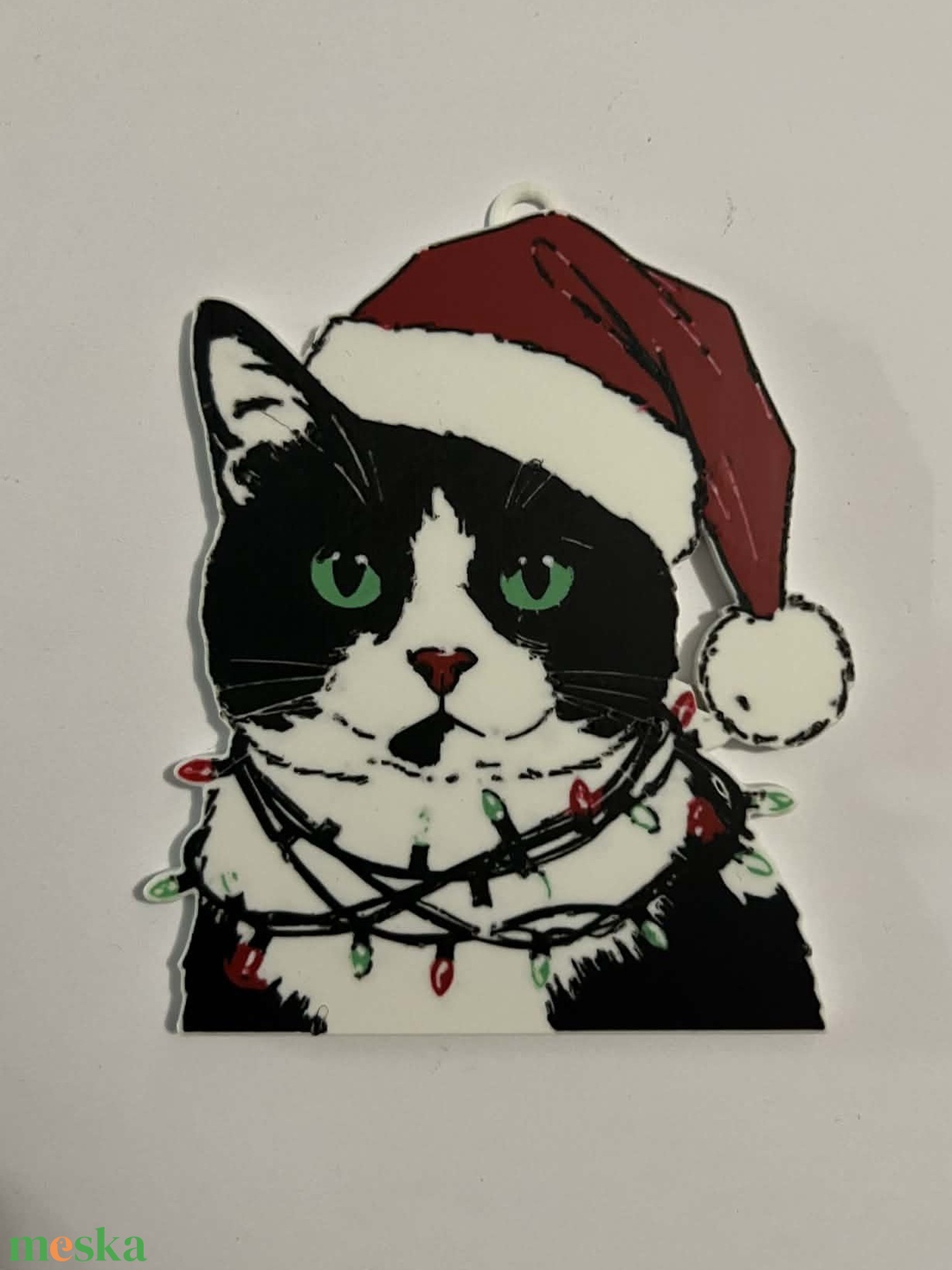 Karácsonyi Cicák - karácsony - karácsonyi lakásdekoráció - karácsonyfadíszek - Meska.hu