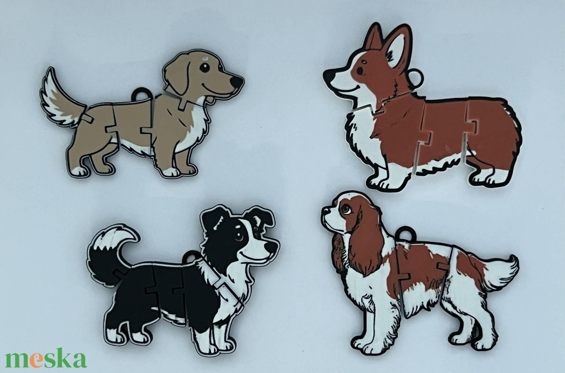 Flexi Kutyák - táska & tok - kulcstartó & táskadísz - kulcstartó - Meska.hu