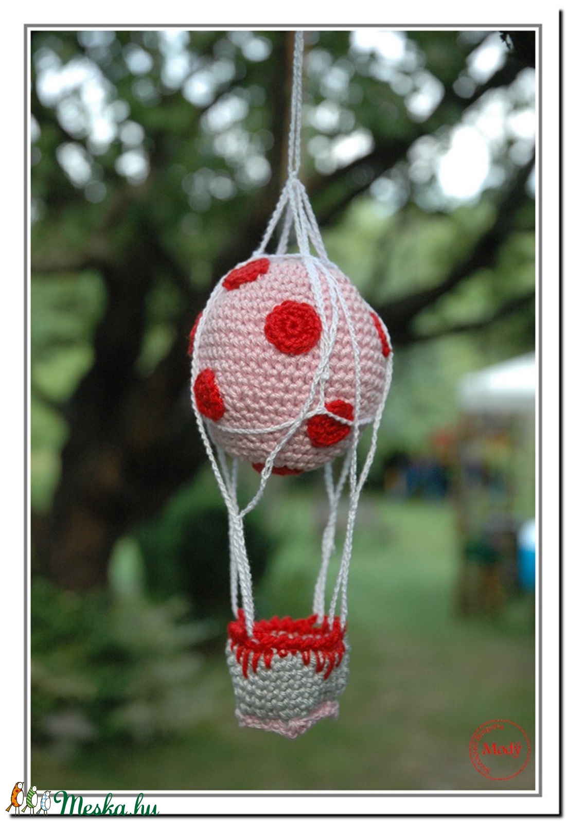 Hőlégballon - horgolt függő - otthon & lakás - dekoráció - Meska.hu Hőlégballon - horgolt függő - otthon & lakás - dekoráció - Meska.hu