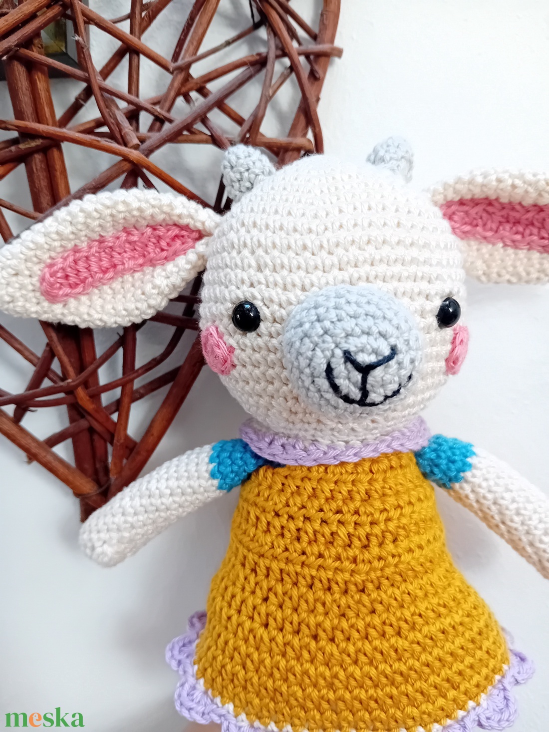 Bárányka - horgolt játék - játék & sport - plüssállat & játékfigura - más figura - Meska.hu