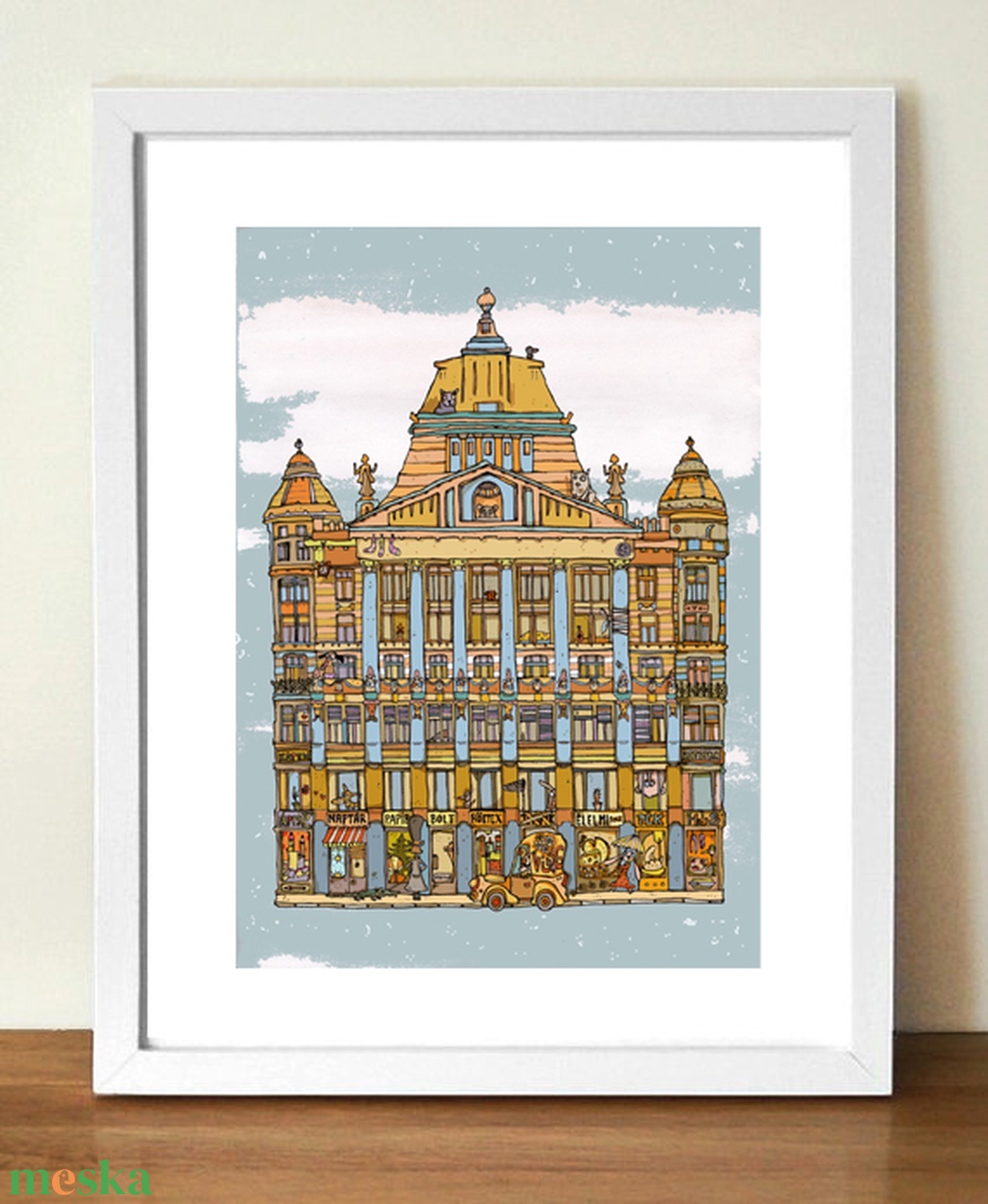 Anker palota - illusztráció, számozott digitális reprodukció, print, saját grafikámról, A5 méretben - otthon & életmód - dekoráció - kép & falikép - kép & falikép - Meska.hu Anker palota - illusztráció, számozott digitális reprodukció, print, saját grafikámról, A5 méretben - otthon & életmód - dekoráció - kép & falikép - kép & falikép - Meska.hu