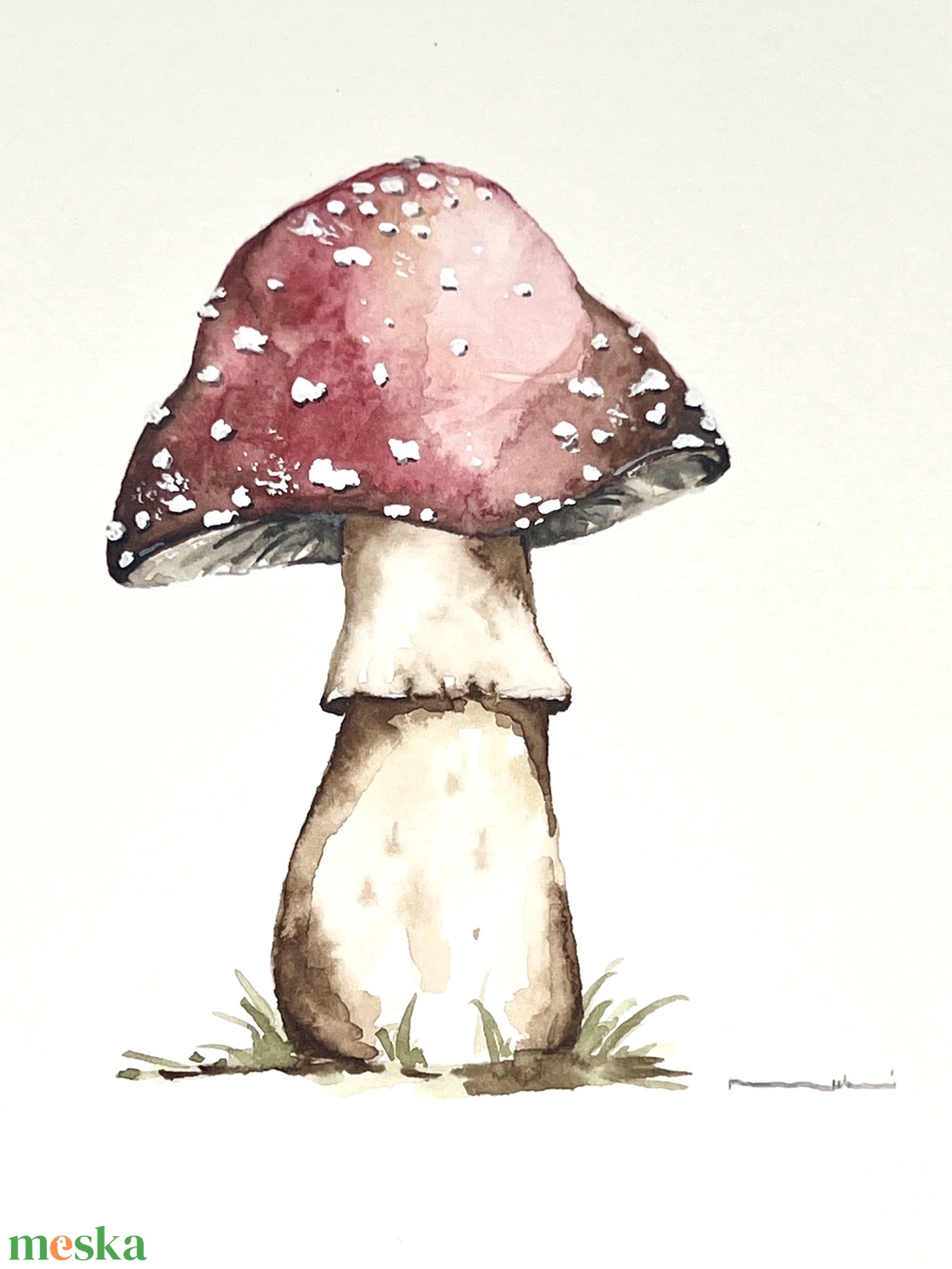 Eredeti akvarell gomba festmény - művészet - festmény - akvarell - Meska.hu Eredeti akvarell gomba festmény - művészet - festmény - akvarell - Meska.hu