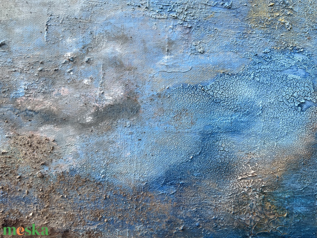 Föld és ég akril vászonfestmény - művészet - festmény - akril - Meska.hu