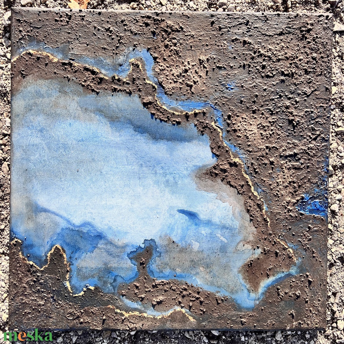 Absztrakt akril vászonfestmény - művészet - festmény - akril - Meska.hu