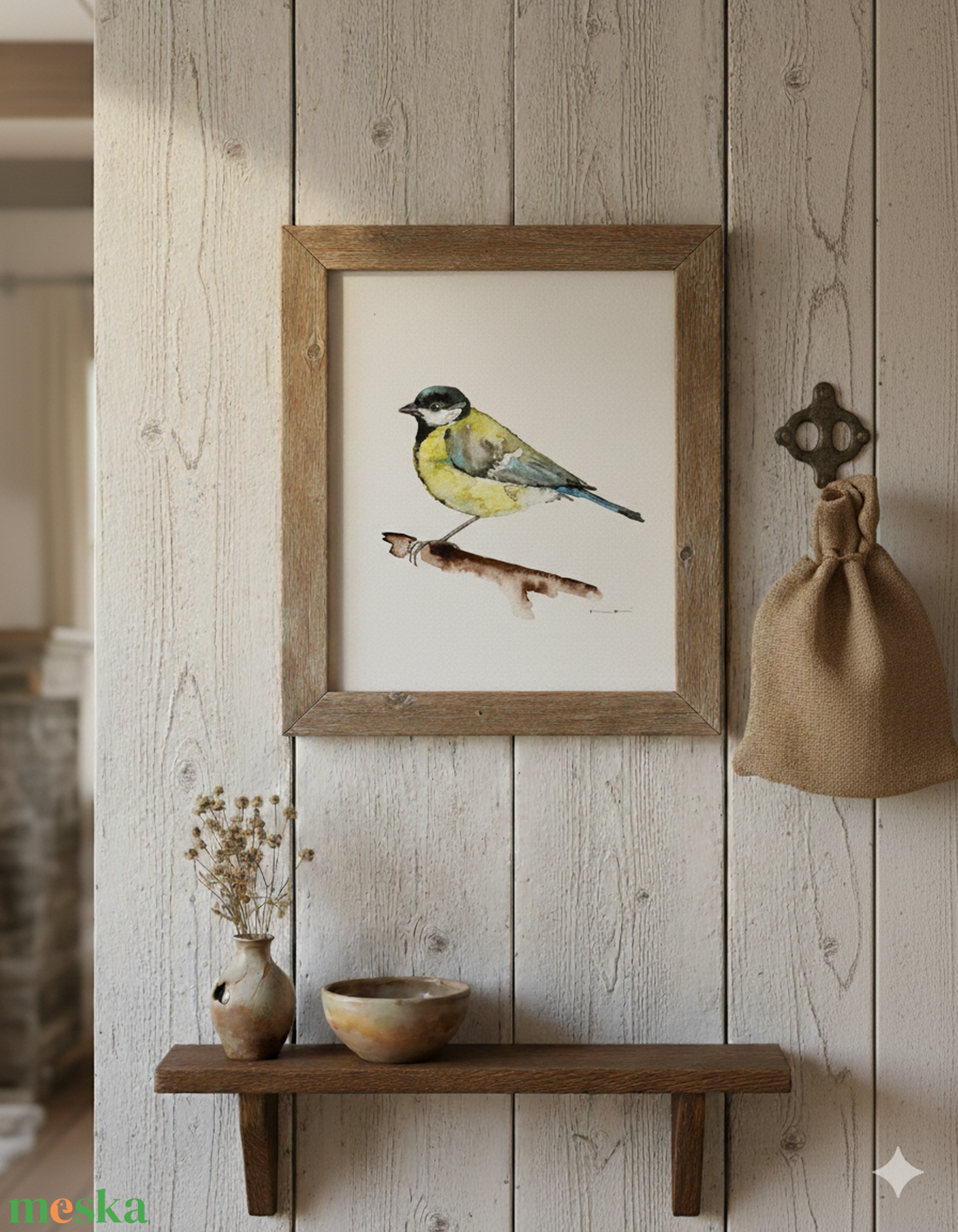 Eredeti akvarell madaras festmény - művészet - festmény - akvarell - Meska.hu