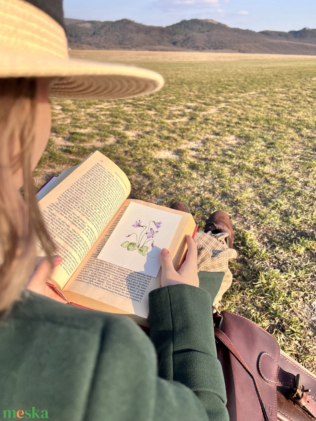 Eredeti akvarell ibolya virág festmény - művészet - festmény - akvarell - Meska.hu