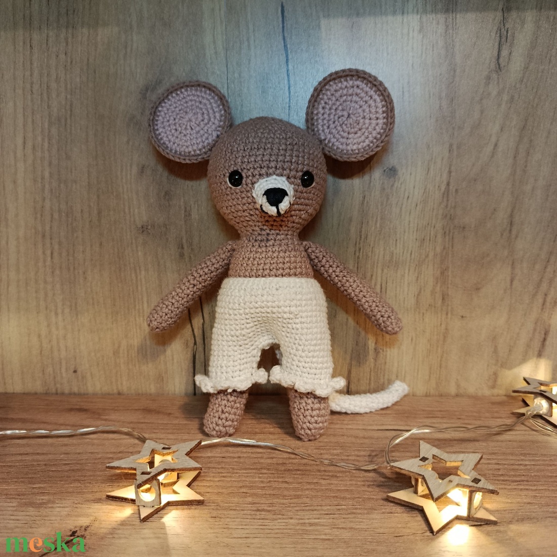 Öltöztethető horgolt kisegér - játék & sport - plüssállat & játékfigura - egér - Meska.hu