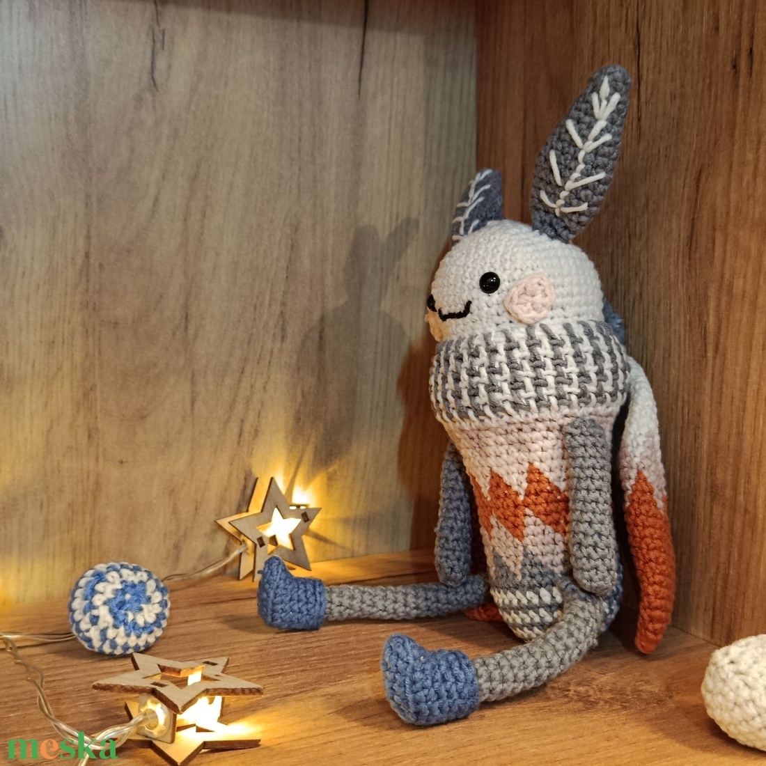 Horgolt Könyvmoly - játék & sport - plüssállat & játékfigura - más figura - Meska.hu