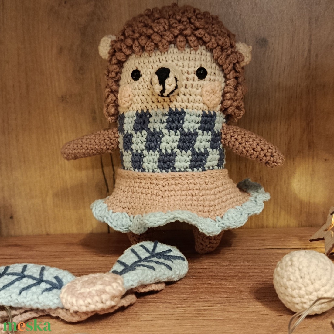 Horgolt Süni  - játék & sport - plüssállat & játékfigura - süni - Meska.hu