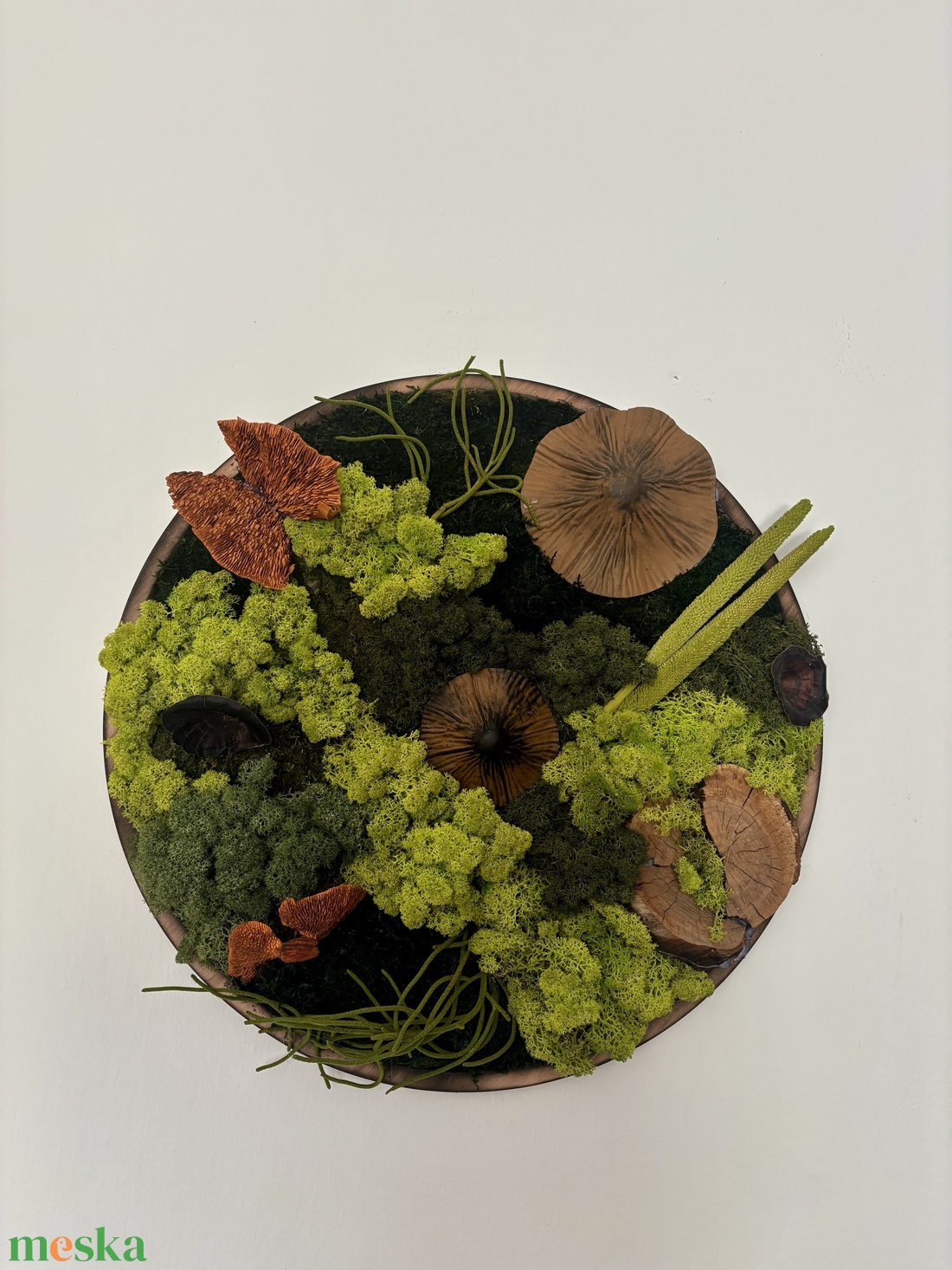 Zúzmó körkép 5 - otthon & életmód - dekoráció - asztal és polc dekoráció - zuzmódekoráció, mohadekoráció - Meska.hu