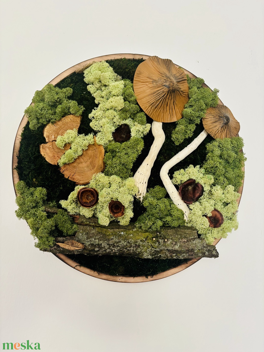 Zúzmó körkép 4 - otthon & életmód - dekoráció - asztal és polc dekoráció - zuzmódekoráció, mohadekoráció - Meska.hu