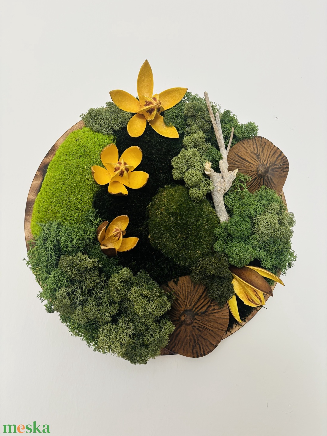 Zúzmó körkép 3 - otthon & életmód - dekoráció - asztal és polc dekoráció - zuzmódekoráció, mohadekoráció - Meska.hu