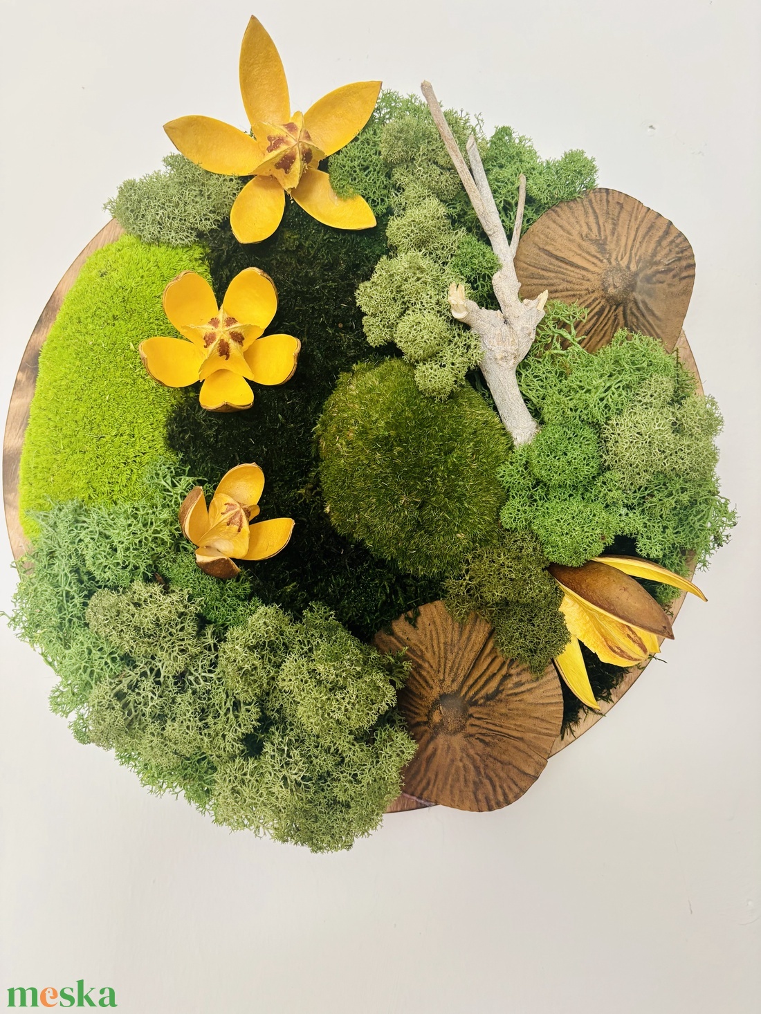 Zúzmó körkép 3 - otthon & életmód - dekoráció - asztal és polc dekoráció - zuzmódekoráció, mohadekoráció - Meska.hu