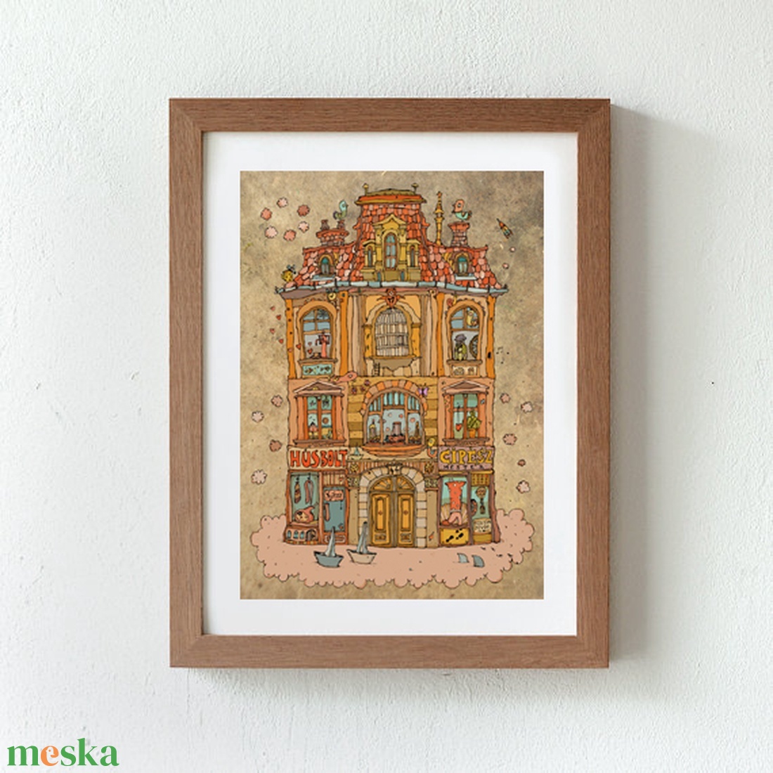 Madarak háza - számozott művészi nyomat, print, saját grafikámról, A5 méretben - művészet - Meska.hu Madarak háza - számozott művészi nyomat, print, saját grafikámról, A5 méretben - művészet - Meska.hu
