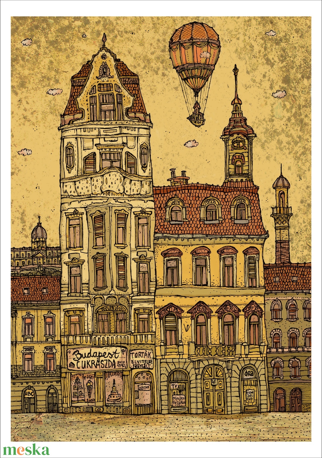 Budapest Cukrászda - számozott művészi nyomat, print, saját grafikámról, A4 méretben - otthon & életmód - dekoráció - kép & falikép - kép & falikép - Meska.hu Budapest Cukrászda - számozott művészi nyomat, print, saját grafikámról, A4 méretben - otthon & életmód - dekoráció - kép & falikép - kép & falikép - Meska.hu