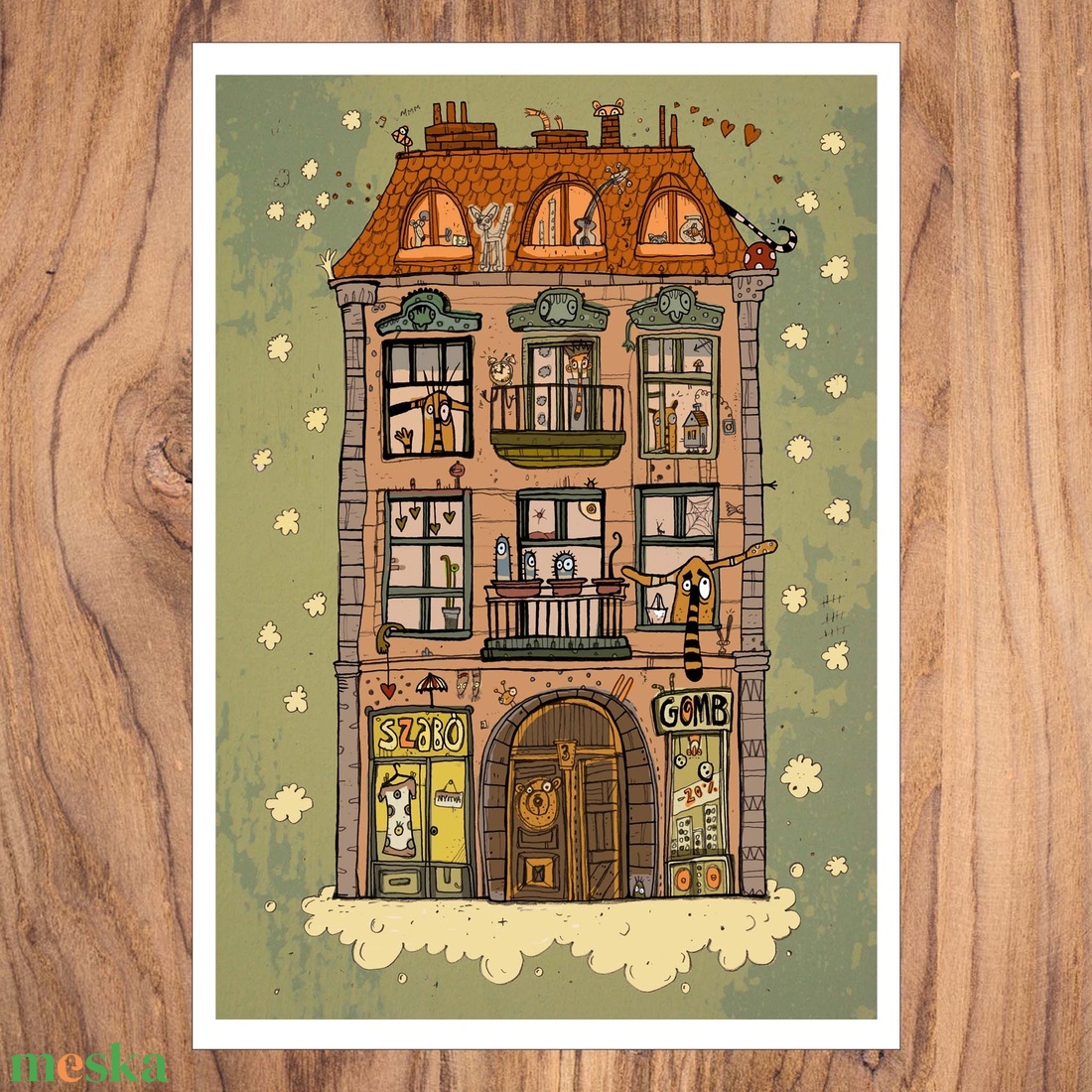 Zoknik háza - számozott művészi nyomat, print saját grafikámról, A4 méretben - otthon & életmód - dekoráció - kép & falikép - kép & falikép - Meska.hu Zoknik háza - számozott művészi nyomat, print saját grafikámról, A4 méretben - otthon & életmód - dekoráció - kép & falikép - kép & falikép - Meska.hu