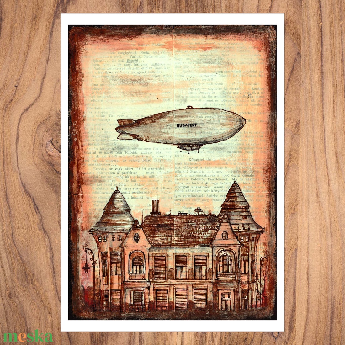 Zeppelin - számozott művészi nyomat, print, saját grafikámról, A4 - otthon & életmód - dekoráció - kép & falikép - kép & falikép - Meska.hu Zeppelin - számozott művészi nyomat, print, saját grafikámról, A4 - otthon & életmód - dekoráció - kép & falikép - kép & falikép - Meska.hu