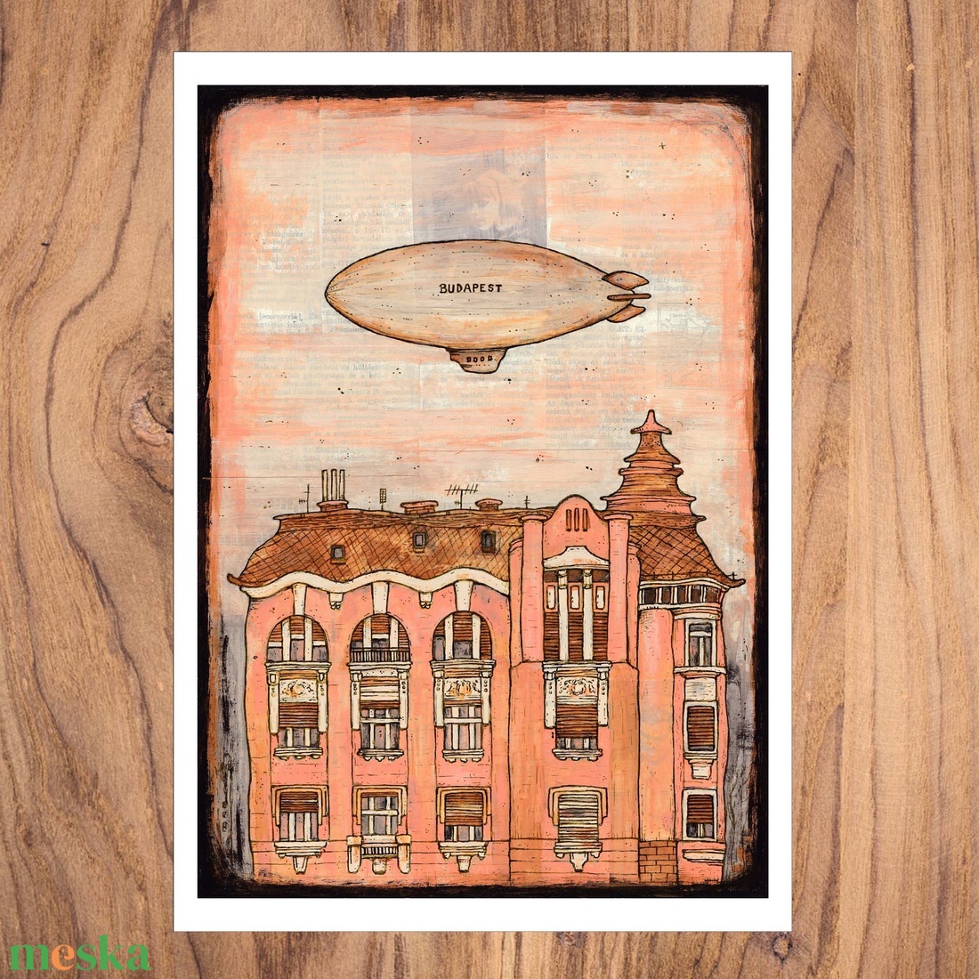 Zeppelin - számozott művészi nyomat, print, saját grafikámról, A4 - otthon & életmód - dekoráció - kép & falikép - kép & falikép - Meska.hu Zeppelin - számozott művészi nyomat, print, saját grafikámról, A4 - otthon & életmód - dekoráció - kép & falikép - kép & falikép - Meska.hu