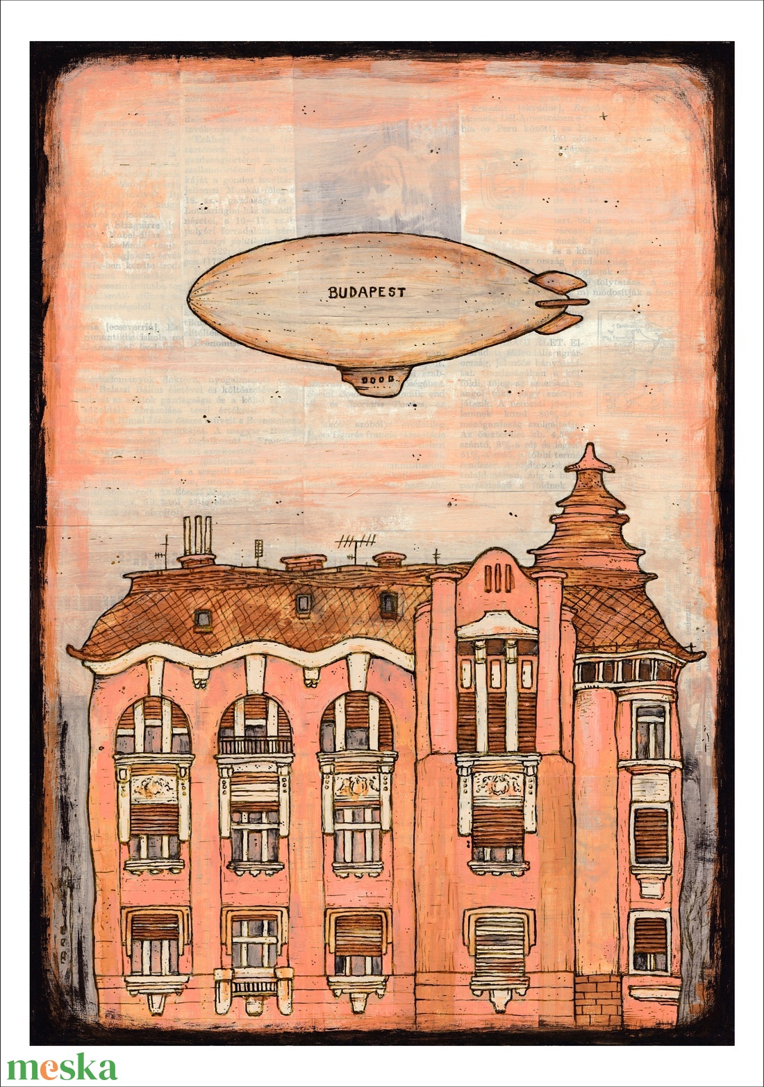 Zeppelin - számozott művészi nyomat, print, saját grafikámról, A4 - otthon & életmód - dekoráció - kép & falikép - kép & falikép - Meska.hu Zeppelin - számozott művészi nyomat, print, saját grafikámról, A4 - otthon & életmód - dekoráció - kép & falikép - kép & falikép - Meska.hu