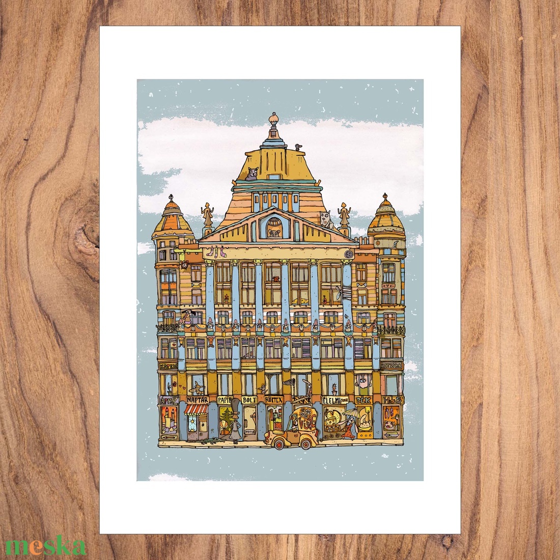 Anker palota - illusztráció, számozott digitális reprodukció, print, saját grafikámról, A5 méretben - otthon & életmód - dekoráció - kép & falikép - kép & falikép - Meska.hu Anker palota - illusztráció, számozott digitális reprodukció, print, saját grafikámról, A5 méretben - otthon & életmód - dekoráció - kép & falikép - kép & falikép - Meska.hu