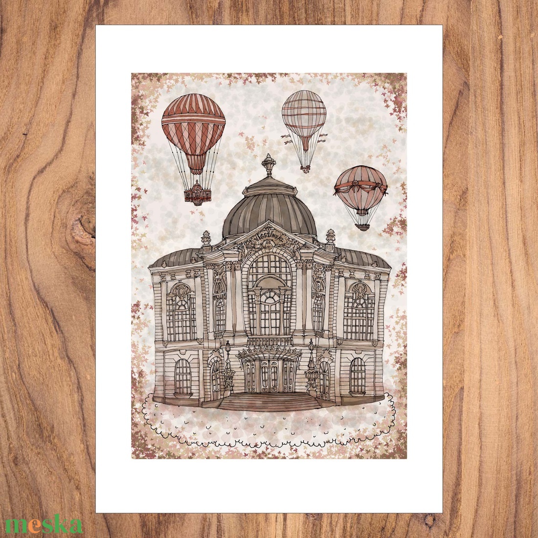 Vígszínház, számozott művészi nyomat, print, saját grafikámról, A5 méretben - művészet - Meska.hu Vígszínház, számozott művészi nyomat, print, saját grafikámról, A5 méretben - művészet - Meska.hu
