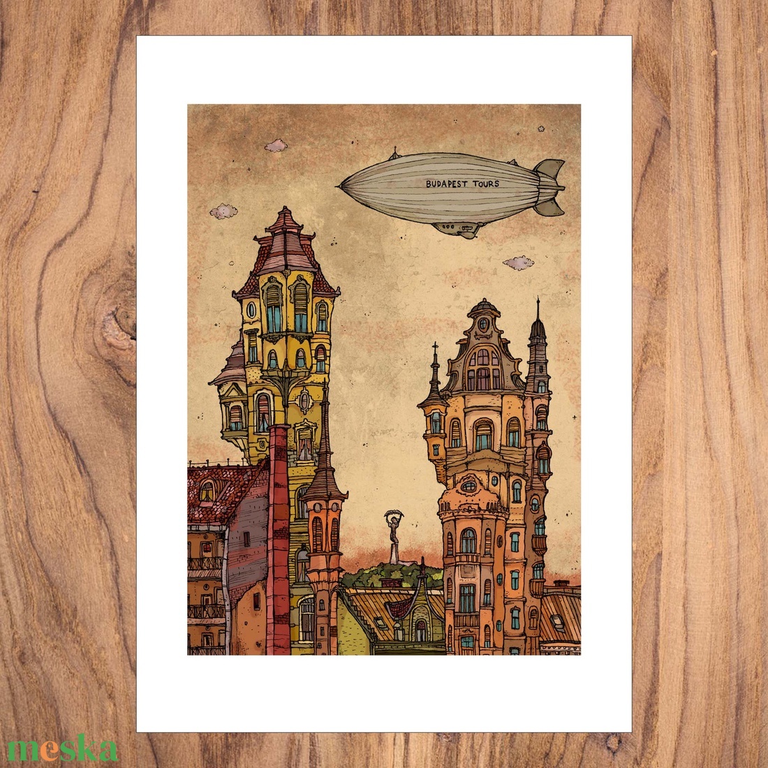 Budapest Tours - számozott művészi nyomat, print, A5 méretben - művészet - Meska.hu Budapest Tours - számozott művészi nyomat, print, A5 méretben - művészet - Meska.hu