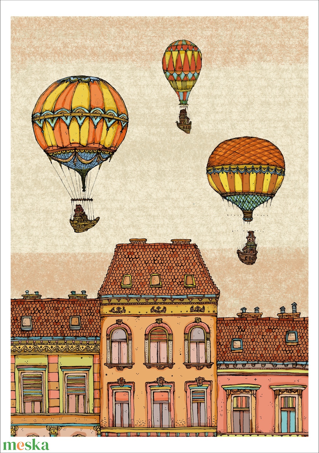 Léghajók Budapest felett - számozott művészi nyomat, print, saját grafikámról, A4 méretben - otthon & életmód - dekoráció - kép & falikép - kép & falikép - Meska.hu Léghajók Budapest felett - számozott művészi nyomat, print, saját grafikámról, A4 méretben - otthon & életmód - dekoráció - kép & falikép - kép & falikép - Meska.hu