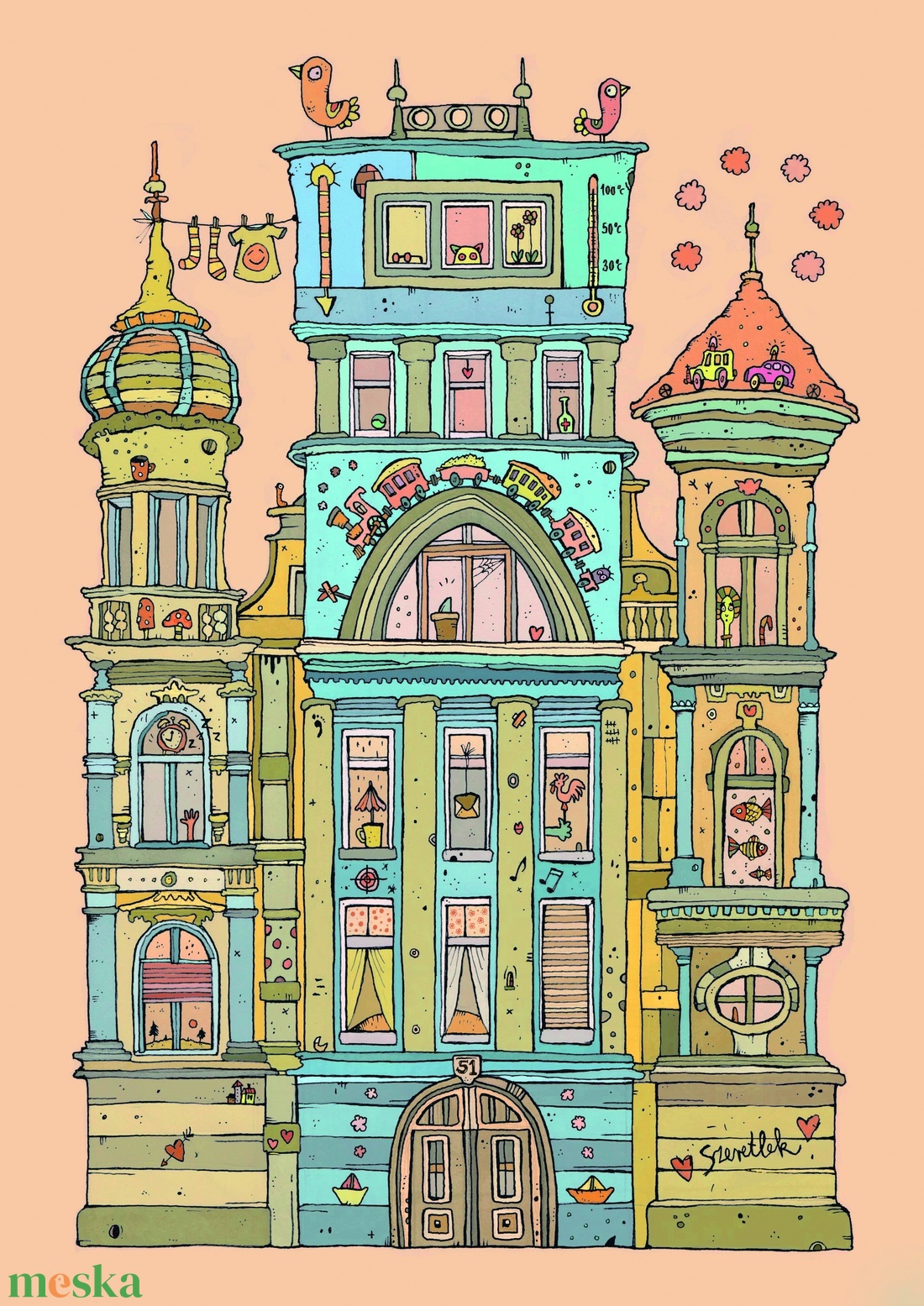 Rumba - művészet - grafika & illusztráció - digitális - Meska.hu