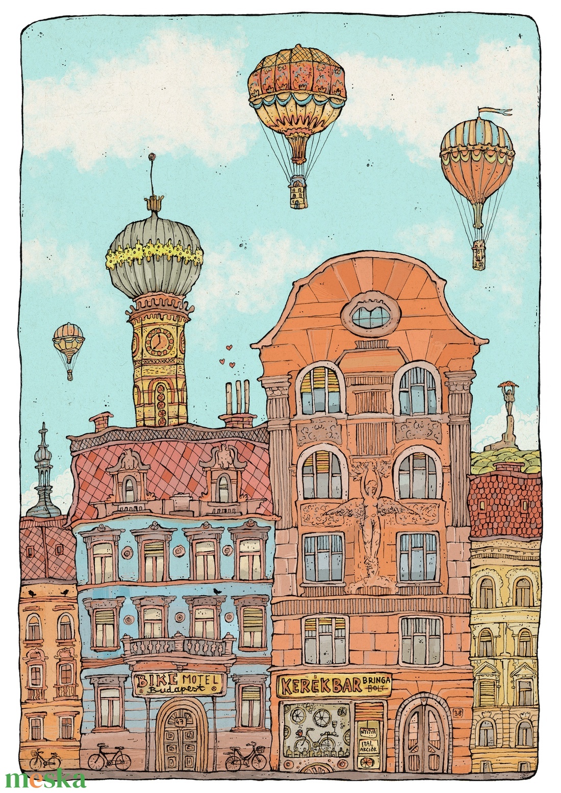 Kerék Bár - művészet - grafika & illusztráció - művészi nyomat - Meska.hu Kerék Bár - művészet - grafika & illusztráció - művészi nyomat - Meska.hu