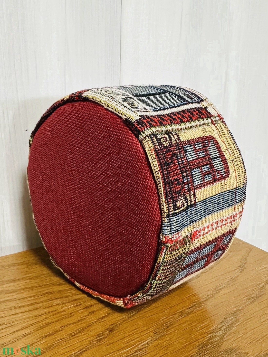 Textil doboz ablak mintával - otthon & életmód - tárolás & rendszerezés - doboz - Meska.hu