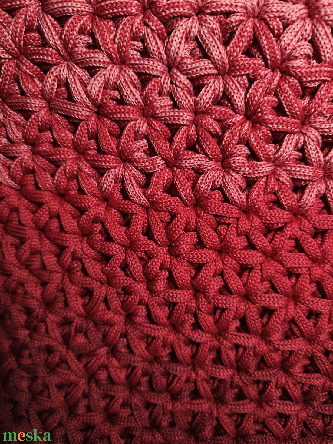 Ombre jázmin mintás táska - táska & tok - kézitáska & válltáska - vállon átvethető táska - Meska.hu