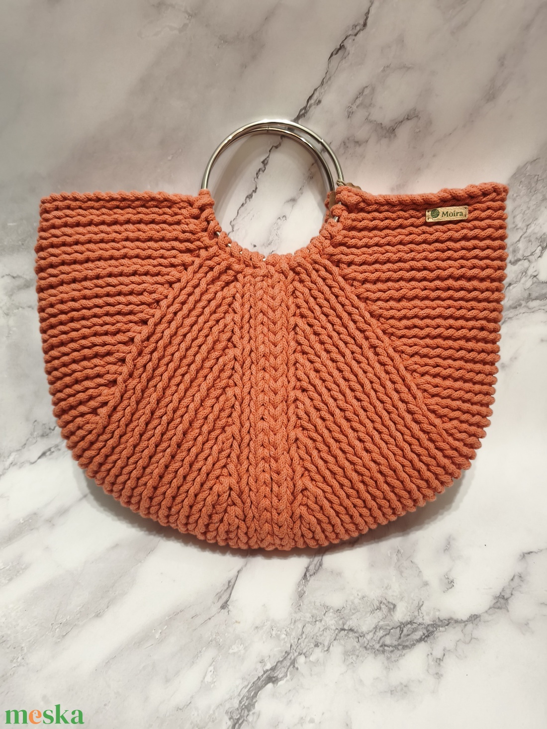 Horgolt kosártáska - táska & tok - kézitáska & válltáska - kézitáska - Meska.hu