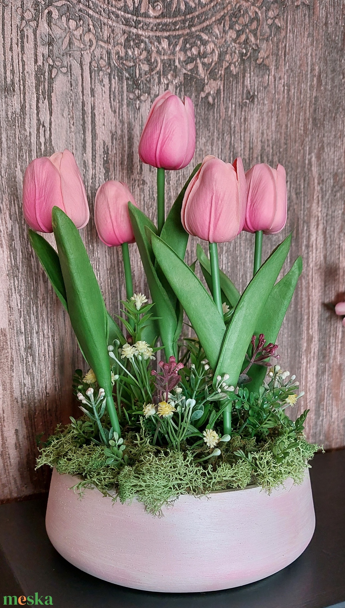Tulipános asztaldísz - otthon & életmód - dekoráció - asztal és polc dekoráció - asztaldísz - Meska.hu Tulipános asztaldísz - otthon & életmód - dekoráció - asztal és polc dekoráció - asztaldísz - Meska.hu