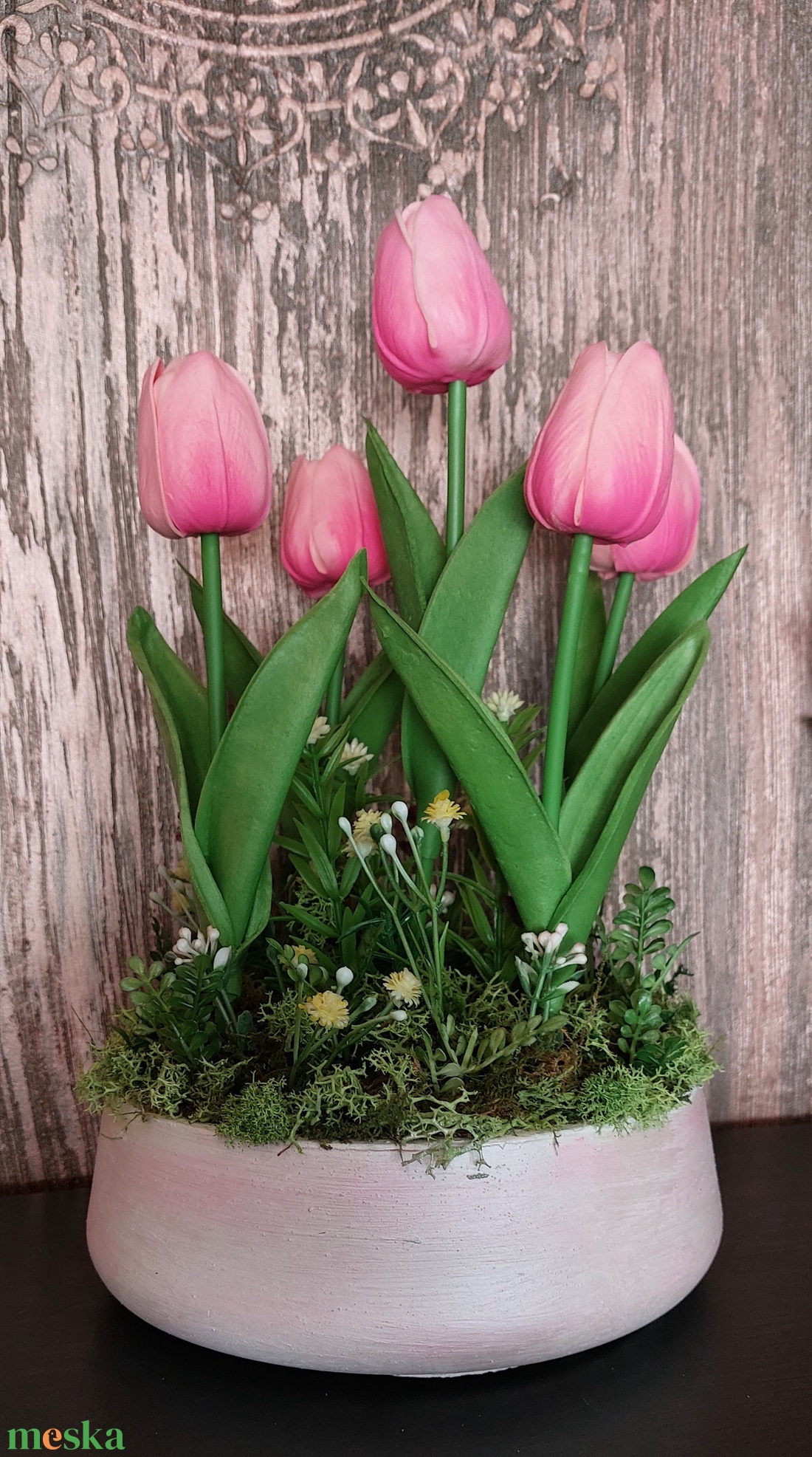 Tulipános asztaldísz - otthon & életmód - dekoráció - asztal és polc dekoráció - asztaldísz - Meska.hu Tulipános asztaldísz - otthon & életmód - dekoráció - asztal és polc dekoráció - asztaldísz - Meska.hu