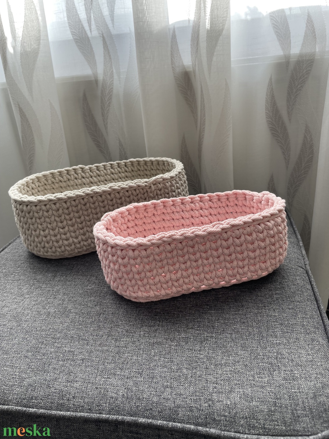 Horgolt tároló - otthon & életmód - tárolás & rendszerezés - doboz - Meska.hu