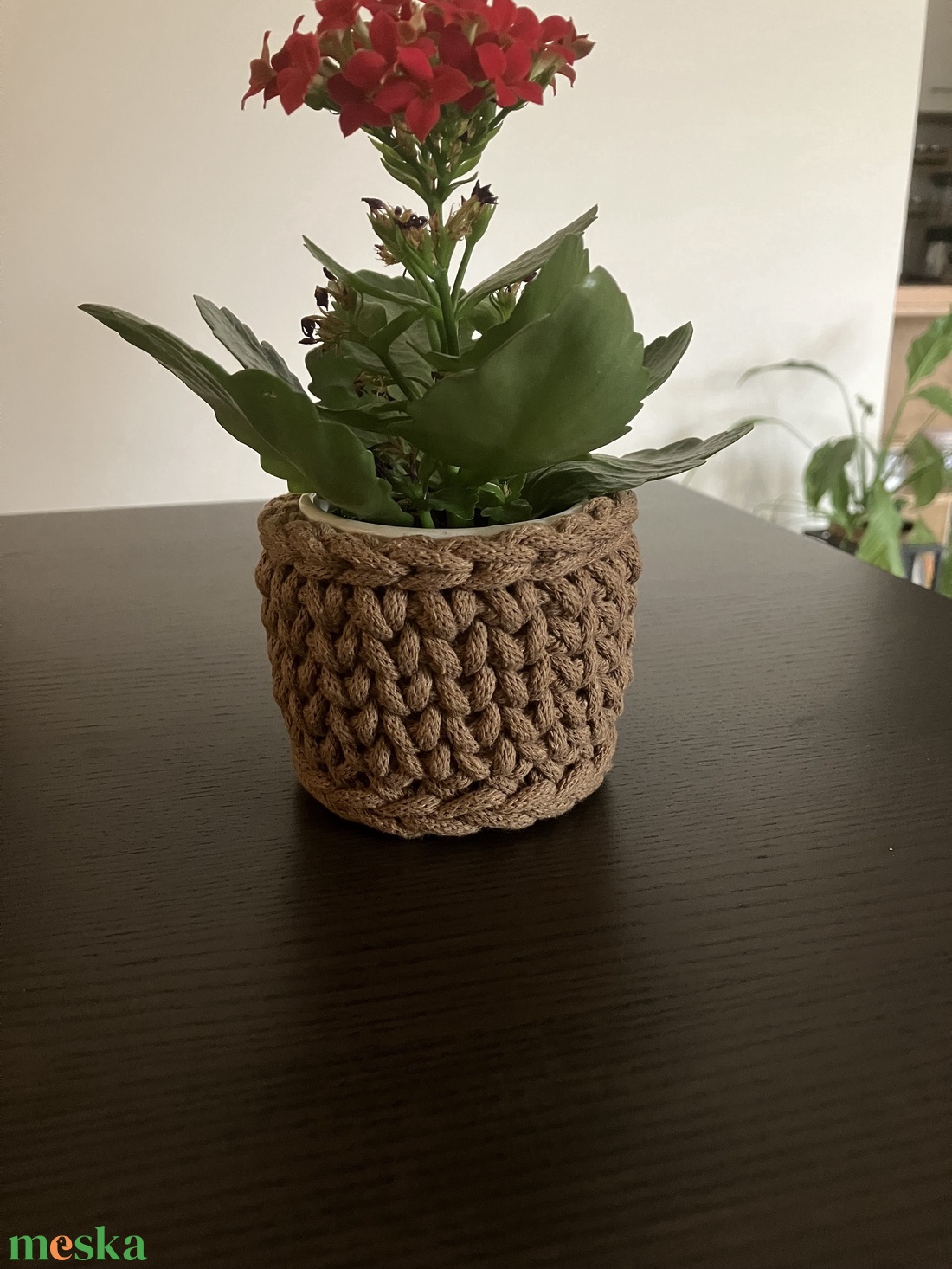 Horgolt tároló - otthon & életmód - dekoráció - asztal és polc dekoráció - asztaldísz - Meska.hu