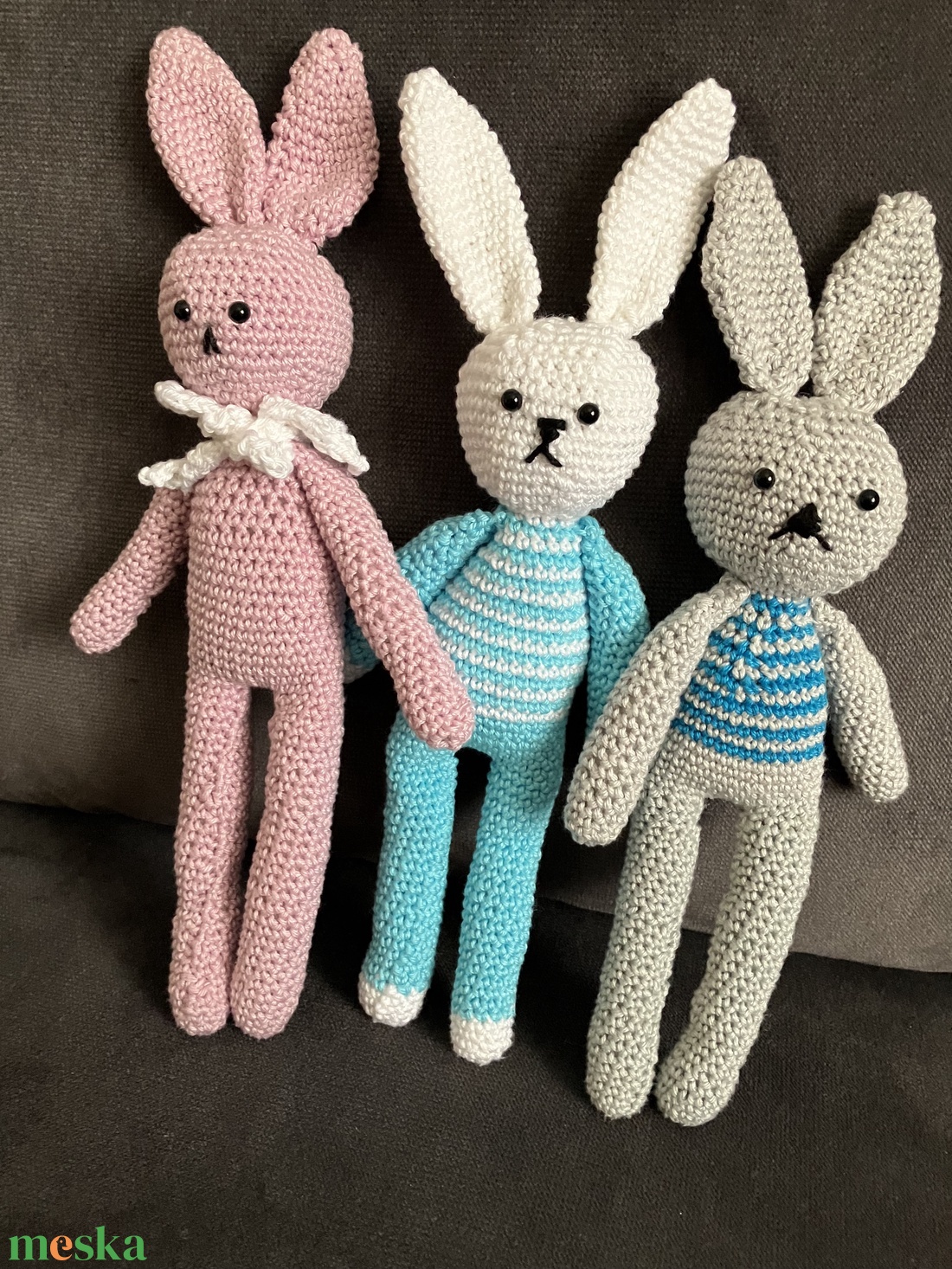 Amigurumi nyuszik - játék & sport - plüssállat & játékfigura - nyuszi - Meska.hu