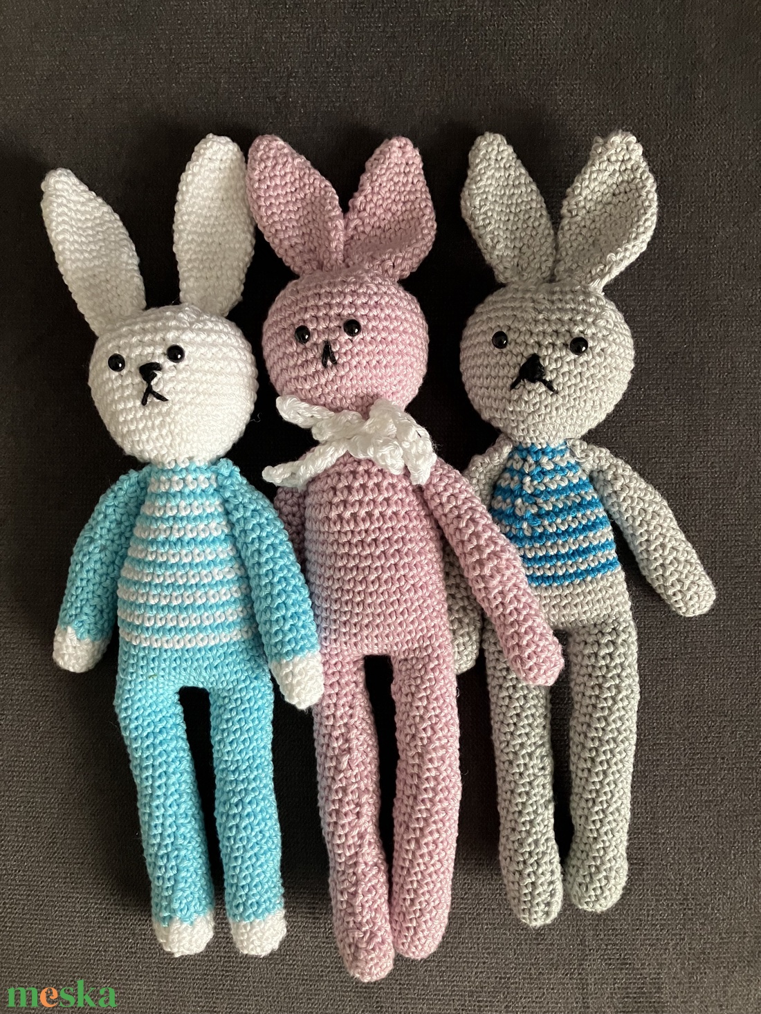 Amigurumi nyuszik - játék & sport - plüssállat & játékfigura - nyuszi - Meska.hu
