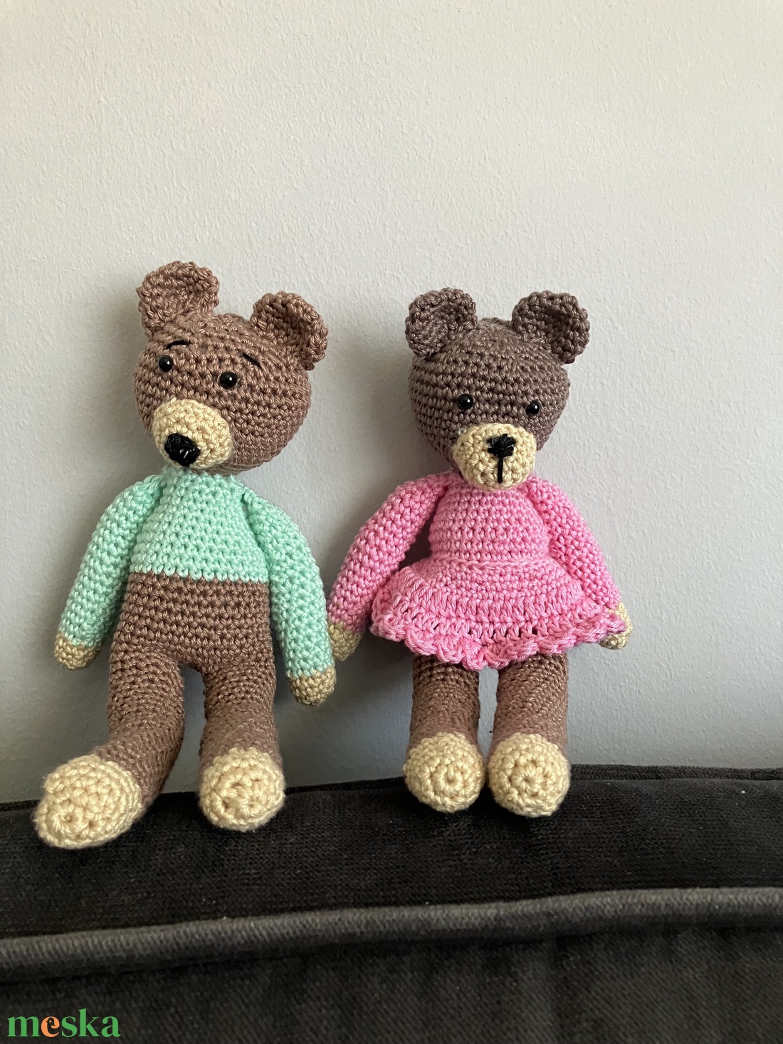 Horgolt macika - játék & sport - plüssállat & játékfigura - maci - Meska.hu