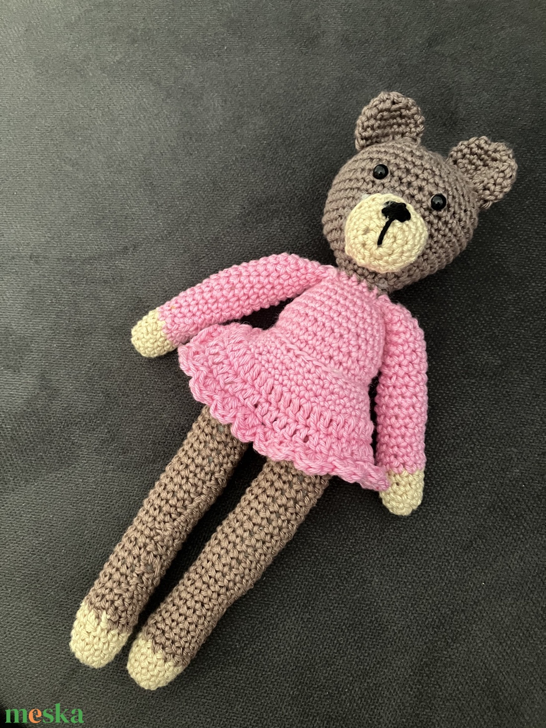 Horgolt macika - játék & sport - plüssállat & játékfigura - maci - Meska.hu