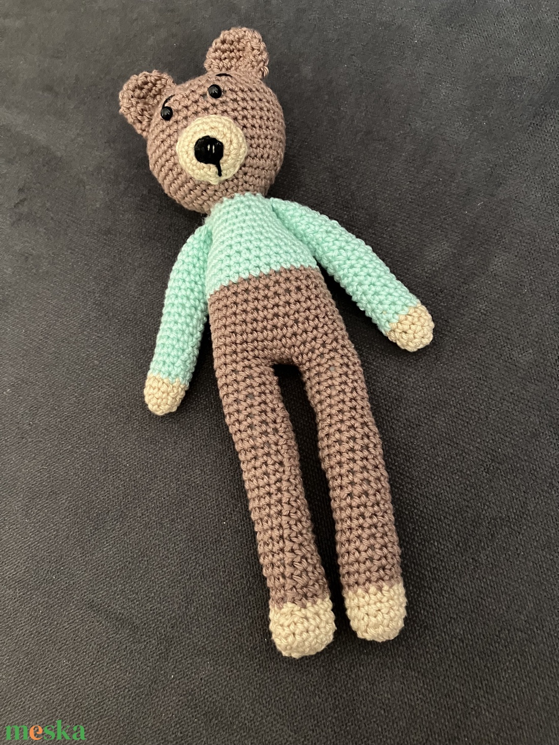 Horgolt macika - játék & sport - plüssállat & játékfigura - maci - Meska.hu