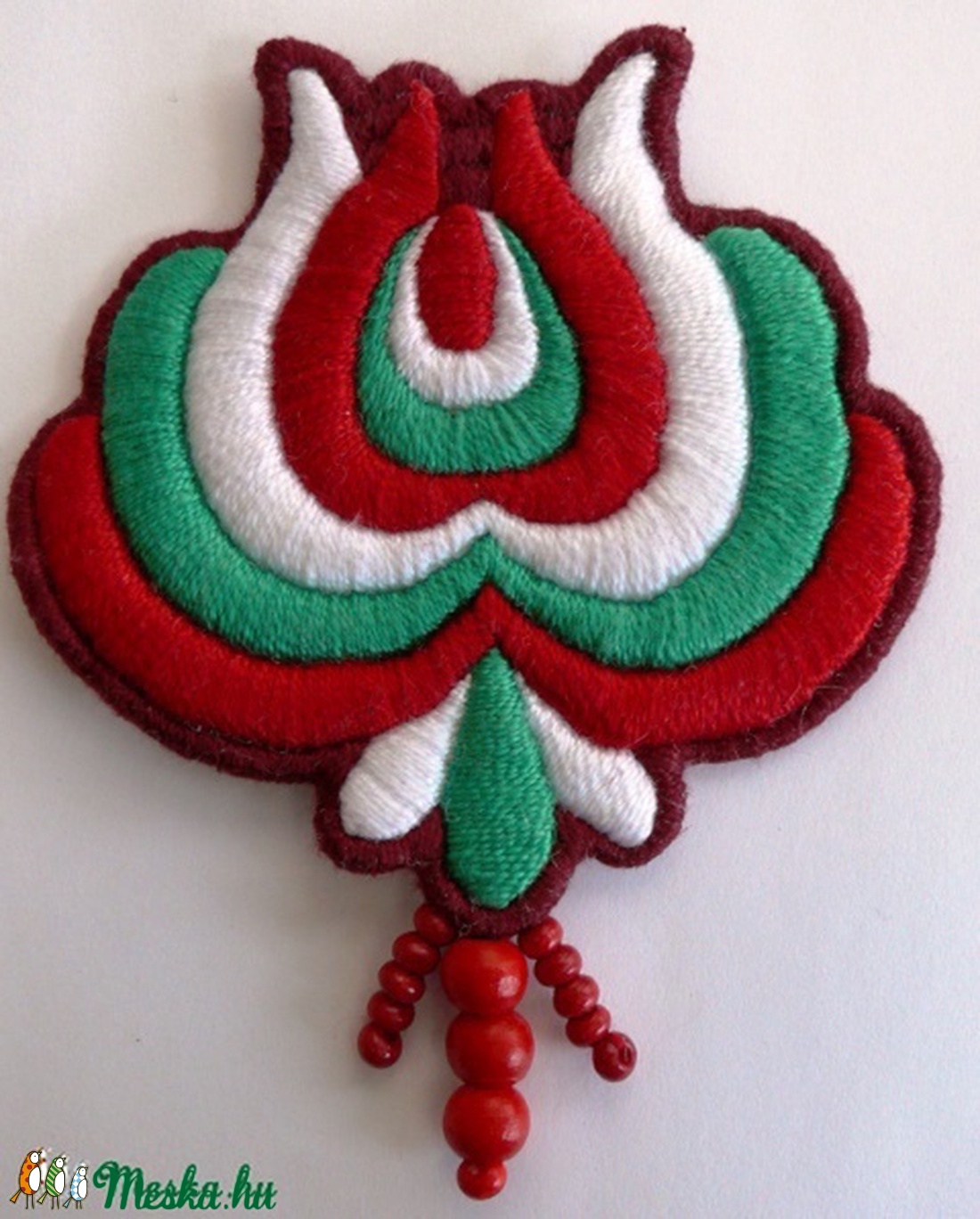 Magyar matyó kitűző -  - Meska.hu