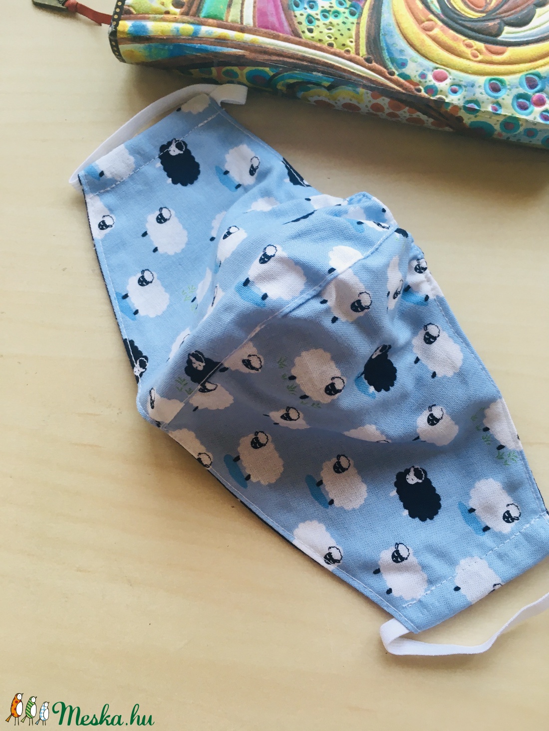 Bárányos maszk, nő gumis orrú arcmaszk, designer textil maszk - női - női - Meska.hu Bárányos maszk, nő gumis orrú arcmaszk, designer textil maszk - női - női - Meska.hu