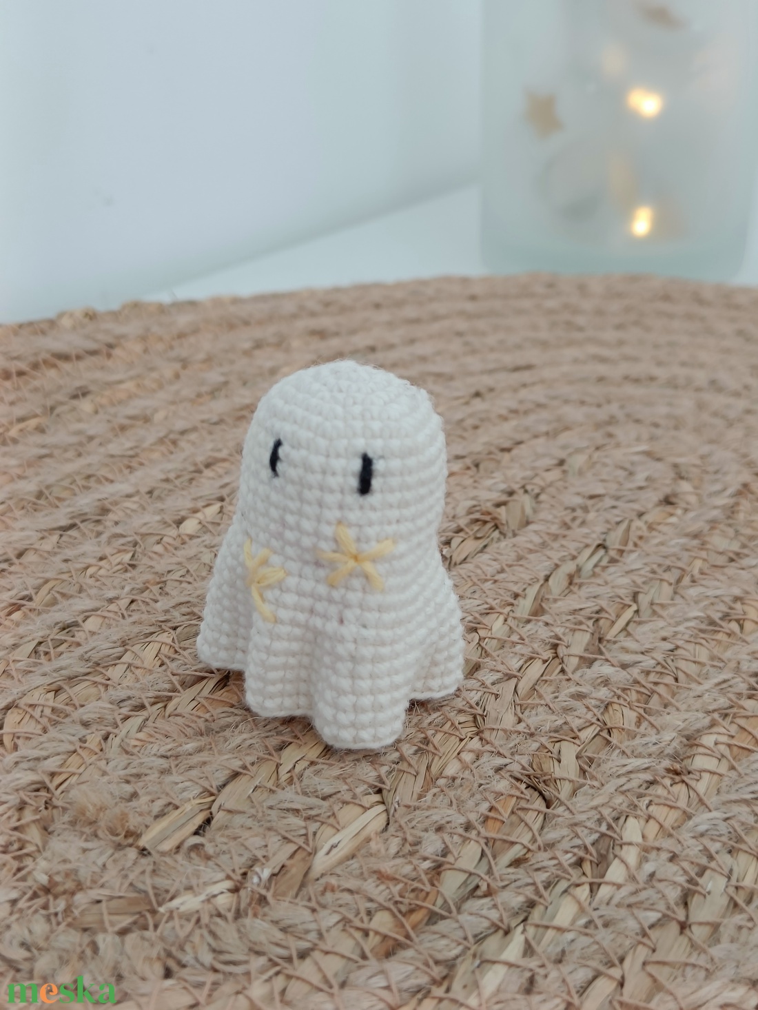 Horgolt mini szellem - otthon & életmód - dekoráció - halloween - halloweeni dekoráció - Meska.hu Horgolt mini szellem - otthon & életmód - dekoráció - halloween - halloweeni dekoráció - Meska.hu
