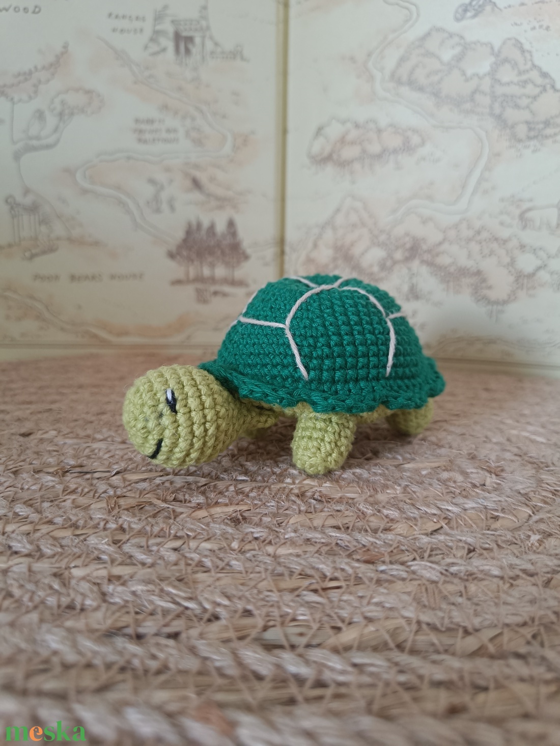 Horgolt teknősbéka  - játék & sport - plüssállat & játékfigura - teknős - Meska.hu