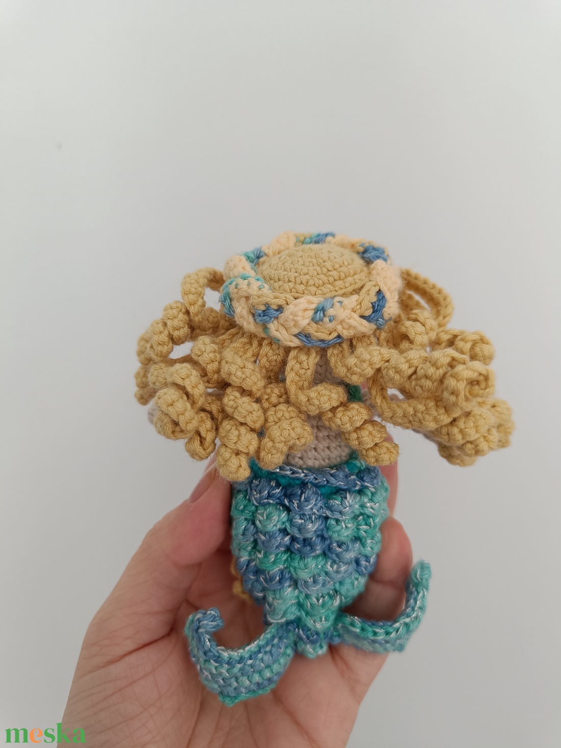 Horgolt öltoztethető Sellő  - játék & sport - plüssállat & játékfigura - teknős - Meska.hu