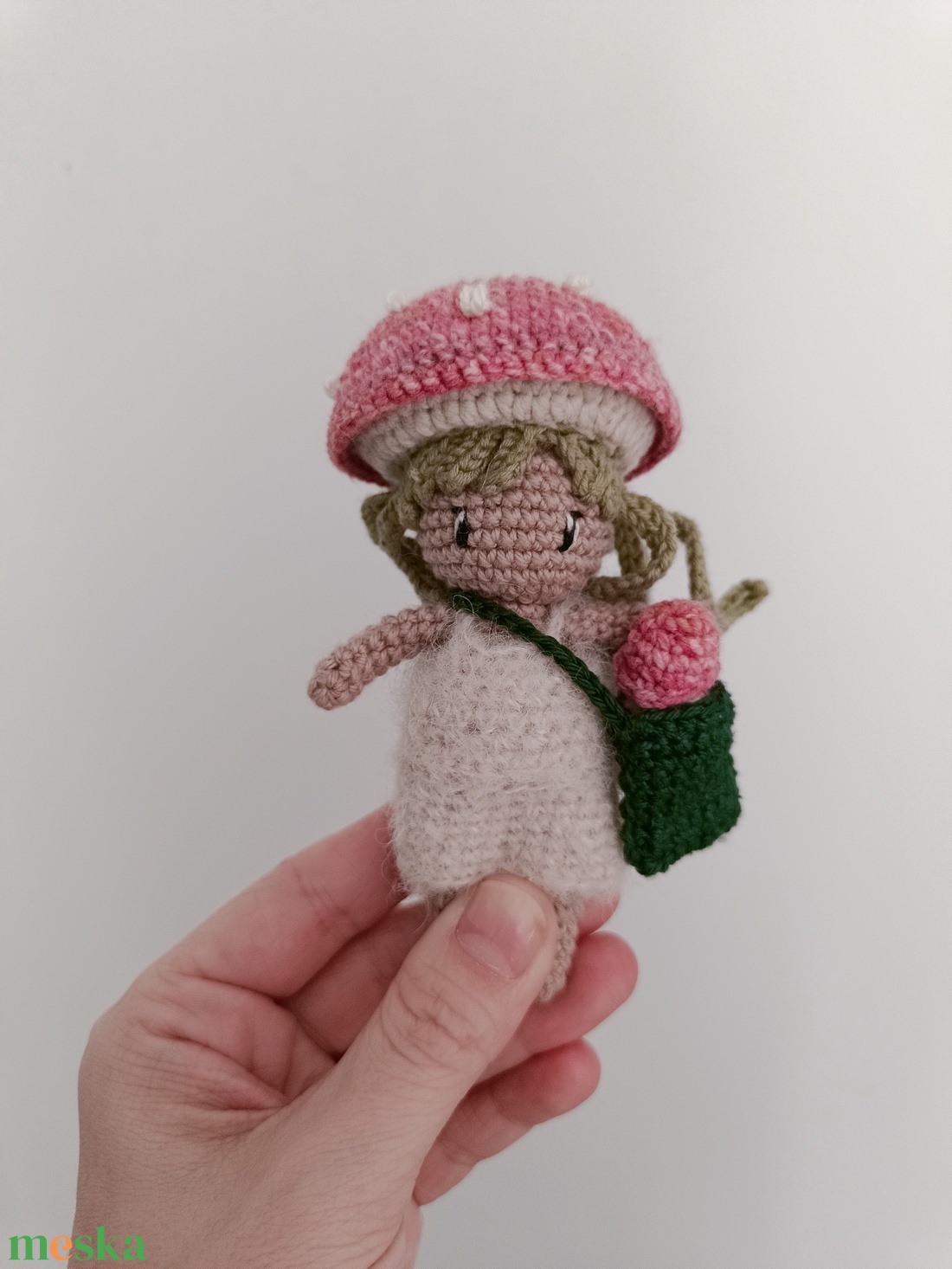 Horgolt gomba Baba - játék & sport - plüssállat & játékfigura - ember - Meska.hu